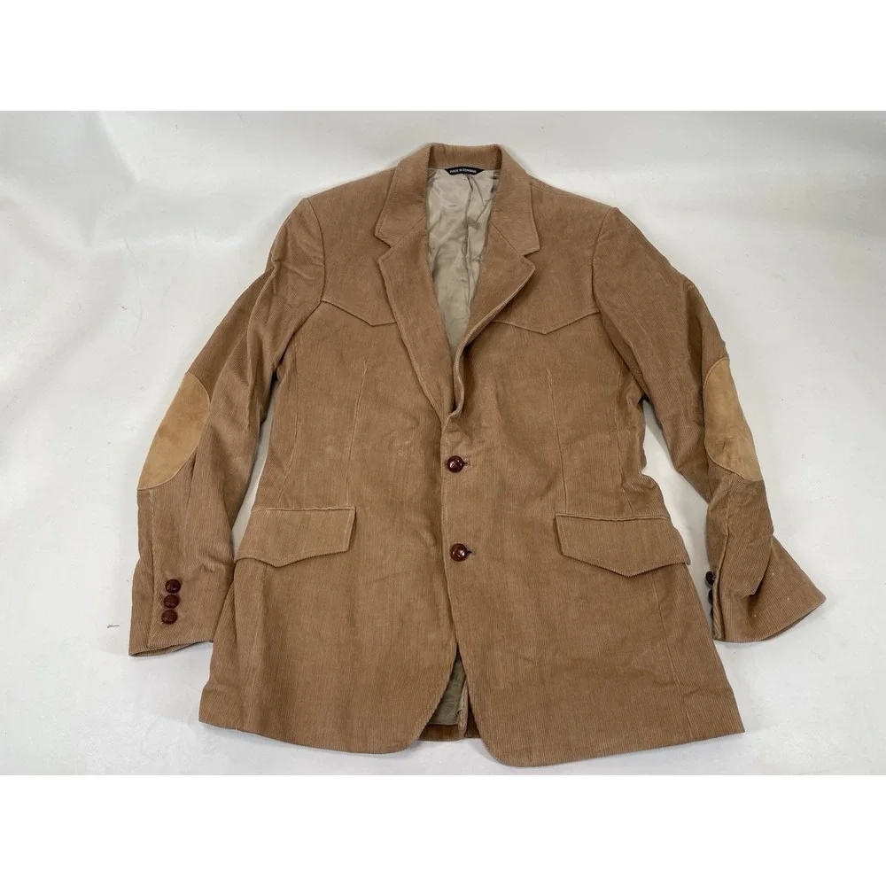 Sheplers Corduroy Elbow Pads Blazer Mens Size 42 Tan‎
